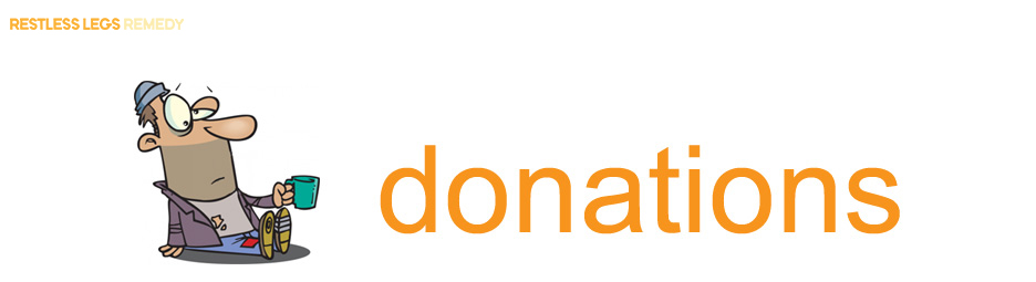 picture of donations for restless legs syndrome