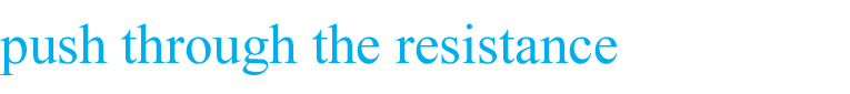 picture of a header for pushing through the RLS resistance