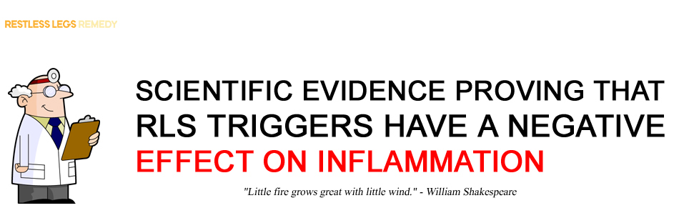 inflammation is the cause of restless legs syndrome